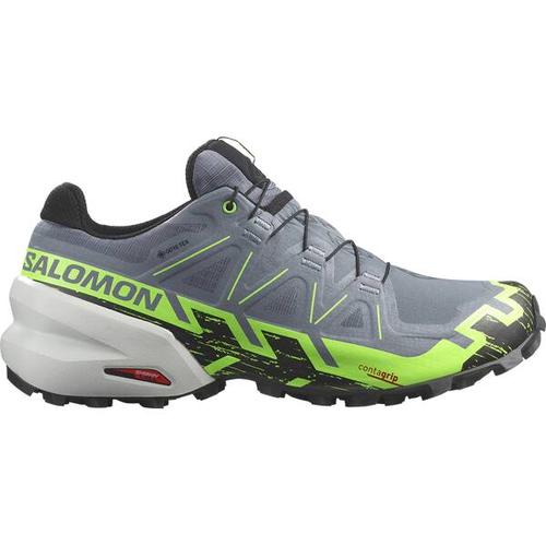 SALOMON Herren Trailrunningschuhe SHOES SPEEDCROSS 6 GTX Flint/Grgeck/Blac, Größe 47 ⅓ in Grau