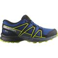 SALOMON Kinder Multifunktionsschuhe SHOES SPEEDCROSS CSWP J NautBl/Black/Lim, Größe 34 in Grau