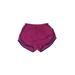 Nike Athletic Shorts: Purple Print Activewear - Women's Size Medium