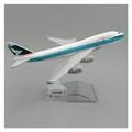 GUYANA copy airplane model 1/400 For Boeing 747 Hong Kong Cathay Pacific Airways Airplane Model Alloy Die-cast Aircraft Model Collection