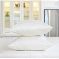 Threadmill Home Linen 1200 Thread Count 100% Supima Cotton Sheets Set of 2 Standard Pillow Cases, Luxury Smooth Solid Sateen, Ivory