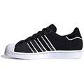 adidas Superstar Lace-Up Black Synthetic Womens Trainers FY4505