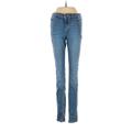 Hollister Jeggings - Mid/Reg Rise: Blue Bottoms - Women's Size 3