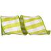 The Holiday Aisle® 4"X10Yd Grass Check Dupioni Delight Wired Edge Ribbon, Polyester in Green | 4 H x 4 W x 4 D in | Wayfair