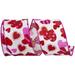 The Holiday Aisle® White/Red Hearts Tossed Colors Print Linen Wired Edge Ribbon in Red/White | 2.5 H in | Wayfair 9C92C4B7CEBA4CD8BFB5BB9233466E94