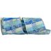 The Holiday Aisle® Blue Snowflake Dupioni Plaid Ice Blue Wired Edge Ribbon, Polyester in Blue/Gray/White | 4 H x 6 W x 6 D in | Wayfair