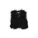 Deux Par Deux Faux Fur Vest: Black Jackets & Outerwear - Kids Girl's Size 6