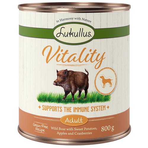 10 € Rabatt sichern! Sparpaket Lukullus Naturkost 24 x 800g Adult Vitality Immunsystem:...