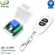Wenqia Wireless DC 12V 24V 30V Remote Control Switch 10A Wet Contact Dry Contact 2 in 1 Receiver for