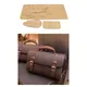 DIY leather craft shoulder bag handbag die cutting kraft paper sewing pattern hollowed stencil