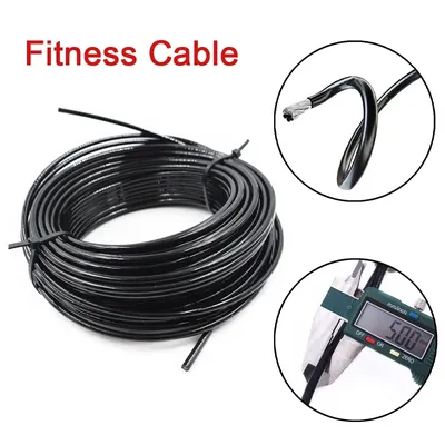 Dickes 5mm/6mm Gymnastik kabel Stahldraht seil Fitness geräte Zubehör für Heim gymnastik Riemens ch