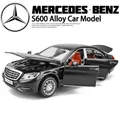 Antike Skala Mercedes Benz Spielzeug auto Modelle Maybach S600 Legierung Druckguss Spielzeug