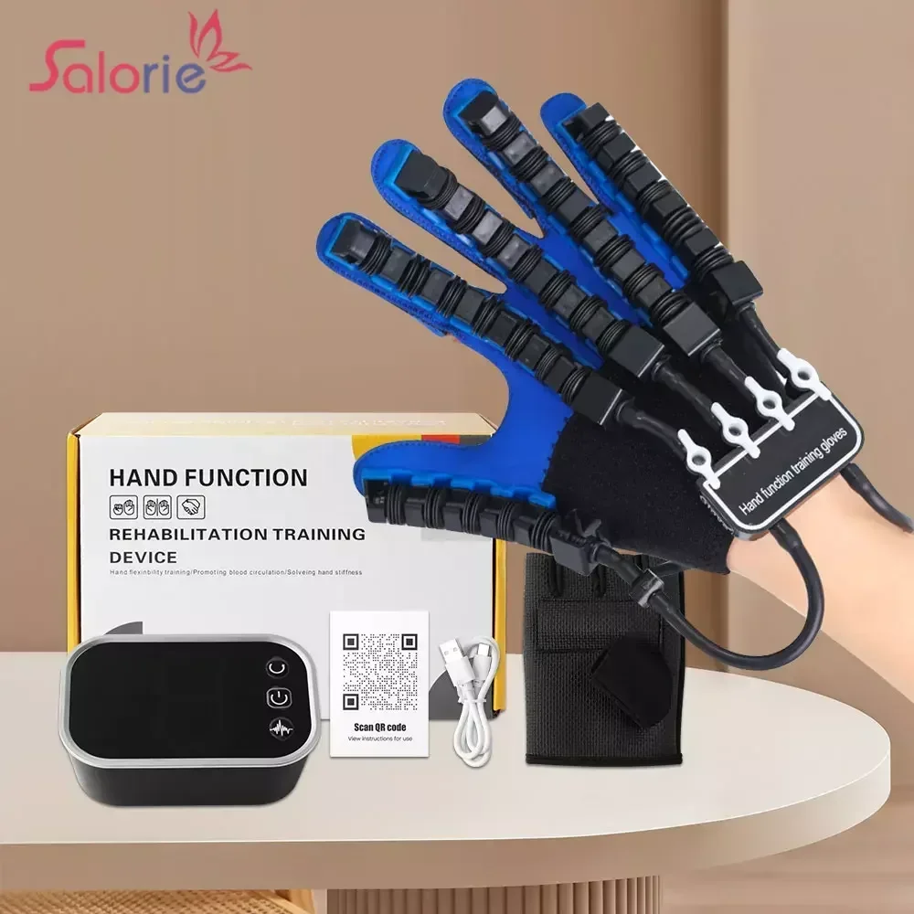 Linke und rechte Hand Finger Rehabilitation Exerciser Roboter Handschuhe Schlaganfall Hemiplegie Hirninfarkt Trainingsgeräte Therapie Image