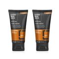 Every Man Jack Activated Charcoal Face Lotion Twin Pack - Oil Defense Moisturize & Soothe Skin Shea Butter Aloe Vitamin E 2.5 Oz.