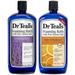 Dr. Teal S Foaming Bath Variety Gift Set (2 Pack 34Oz Ea.) - Soothe & Sleep Lavender Glow & Radiance Vitamin C And Citrus - Essential Oils Blended With Pure Epsom Salt Relieve Pain & Daily Stress.