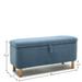 Hall Tree Shoe Storage Bench Boucle Upholstered Storage Ottoman Entryway Bench with Padded Seat Cushion Storage Bench