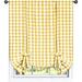 Buffalo Check Gingham Tie-Up Window Curtain