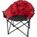 Lazy Bear Chair With Carry Bag Ultimate Portable Luxury Outdoor Chair For Camping Glamping Sports & Outdoor Adventures (Red/Black)