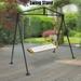 Swing Stand Hammock Patio Chair Frame A-Type Steel 200kg/440lbs Bearing Firm