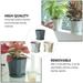 plastic flower pot 3 Sets Plastic Planter Indoor Flower Pot Garden Plant Pot for Home Office