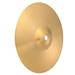 Brass Cymbal Crash Ride Hi-hat Cymbal Brass Crash Ride Drum Cymbal for Drum Percussion Beginners 8 Inch (Golden)