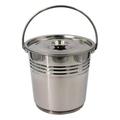 NUOLUX Fireplace Ash Bucket Charcoal Barrel Outdoor BBQ Charcoal Holder Metal Garden Incinerator