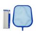 Aton D. Swimming Pool Skimmer Net with Telescopic Pole Professional Debris Cleaning Tools for Pond Tub Spa Fountain