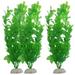 FNGZ Aquarium Accessories Artificial Fish Plants Aquarium Piece 10.6â€œ Green Tank Plastic Height 3 Aquarium Accessories Green