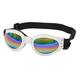 dog sunglasses 1Pc Dog Sunglasses Eye Wear Protection Collapsible Pet Goggles UV Protection Goggles with Strap(White)