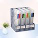 Transparent sorting file box A4 portable folder plastic A5 file storage box storage folder