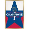 MLB Texas Rangers - 2023 World Series Team Logo Wall Poster 22.375 x 34 Framed