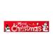 Jacenvly Christmas Party Decorations Clearance Merry Christmas Banner Decorations Plaid Banner for Indoor Outdoor Front Door Wall Christmas Decoration Wall Decor