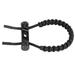 Eatbuy Bow Wrist Sling Archery Adjustable Compound Wrist Rope Archery Equipment Adjustable Compound Wrist Rope Polyester Braided Strap Cord(Black)