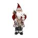 Christmas Santa Figurines Santa Claus Dolls Figurines Christmas Decorations Xmas Santa Claus Statue for Table Home Bedroom 45cm