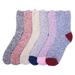 MOPAS Women s 6 Pairs Winter Cozy Slipper Fuzzy Soft Socks [Pattern: Marled]