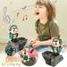 DJ Electric Music Dancing Pig Toy DJ Swinging Pig Toy With Music And Lights Music Toy With Swinging Body Crawling Toy For Children