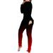 Womens Pjs Bodysuit Plaid Print Sexy Butt Flap Buttoned Jumpsuit Pajamas Onesies Long Sleeve One Piece Rompers (X-Large Red 01)