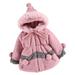 Eashery Lightweight Jacket for Girls Kids Full Zip Hoodie Jacket Baby Boys Girls Top Jackets for Girls (Pink 5-6 Years)