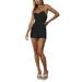 Pudcoco Women s Sexy Sleeveless Spaghetti Strap Party Club Short Rompers Jumpsuit