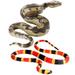 NUOLUX 2Pcs Simulation Snake Toy Fake Snake Model Plastic Snake Model Haunted House Snake Prop