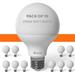 G25 Vanity Globe Light Bulbs - 10 Pack 5 Watt (40 Watt Equivalent) Dimmable 2700K Soft White LED E26 Base