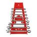 AZZAKVG Decoration Plastic Storage Slot Wrenches Rack Plastic Holder Tools Mounted Standard Organizer Red Wall 9 Housekeeping & Organizers