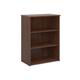 Tully Office Bookcases, 2 Shelf - 80wx47dx109h (cm), Walnut, Express Delivery