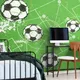 Origin Murals Football Grunge Texture Green Paste The Wall Mural 300Cm Wide X 240M High