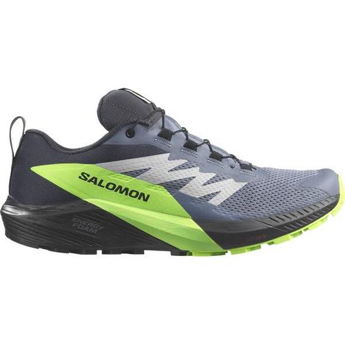 SALOMON Herren Trailrunningschuhe SHOES SENSE RIDE 5 GTX Flint/Black/Grgec, Größe 44 in Blau