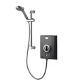 Aqualisa Quartz Electric Graphite Chrome Effect Electric Shower, 10.5Kw