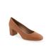 Women's Ebel Pump by Aerosoles in Tan Leather (Size 11 M)