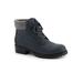 Wide Width Women's Bellamy Bootie by Trotters in Navy (Size 6 W)