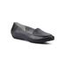 Wide Width Women's Cliffs Gracefully Flat by Cliffs in Black Smooth (Size 7 W)