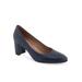 Women's Betsy Pump by Aerosoles in Navy Leather (Size 8 M)